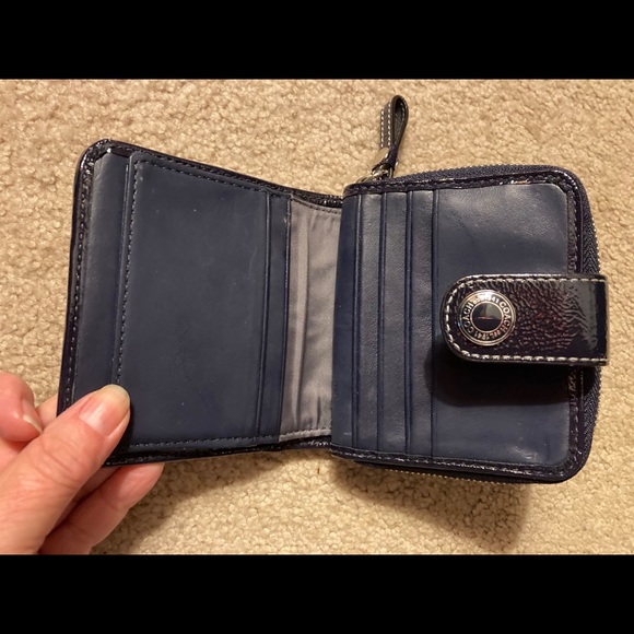 Coach navy wallet - Picture 5 of 6